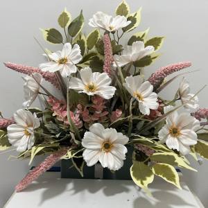 GERBERA MODERNA BLANCA/BEIG