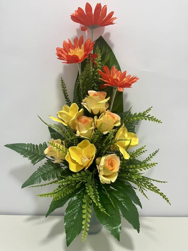 RAMO GERBERA Y CAPULLOS