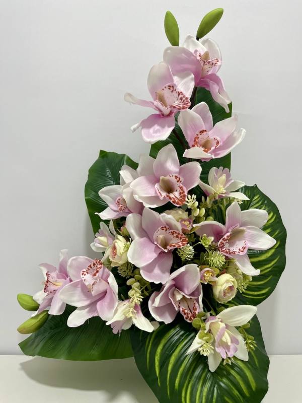 RAMO CYMBIDIUM ROSA